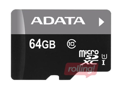 Atmiņas karte A-DATA Premier 64 GB, UHS Class 1 / Class10