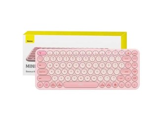Wireless keyboard Baseus, K01A Tri-Mode, pink
