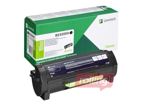 Tonera kasete Lexmark B2442dw, melna (3000 lpp.)