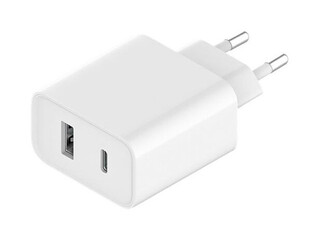 Laadija Xiaomi USB + Type C,  EU Mi. 33W, valge