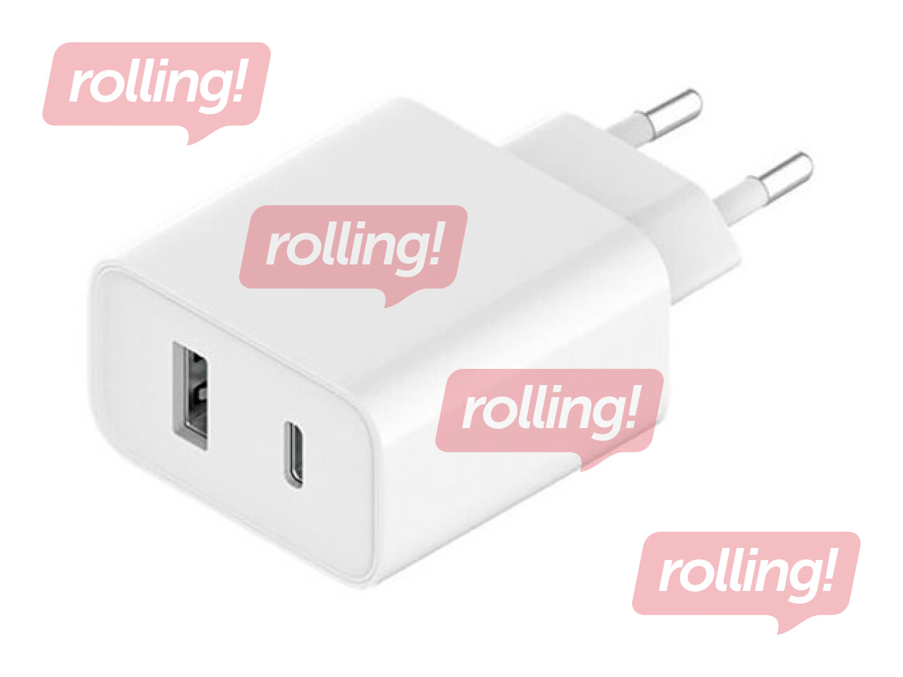 Laadija Xiaomi USB + Type C,  EU Mi. 33W, valge