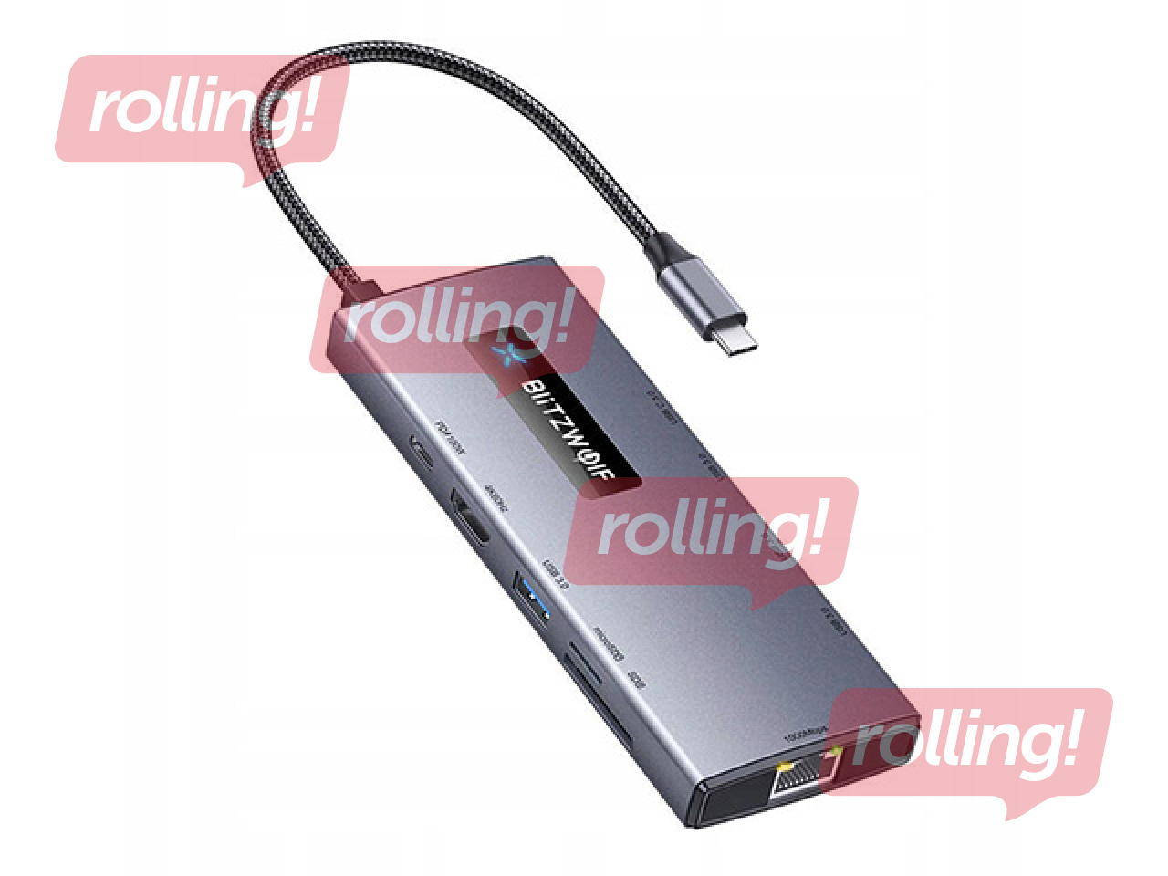 Многопортовый адаптер Blitzwolf BW-TH8 10in1 USB-C