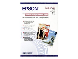 Фотобумага Epson Premium Semigloss, A3+, 255г/м², 20 листов