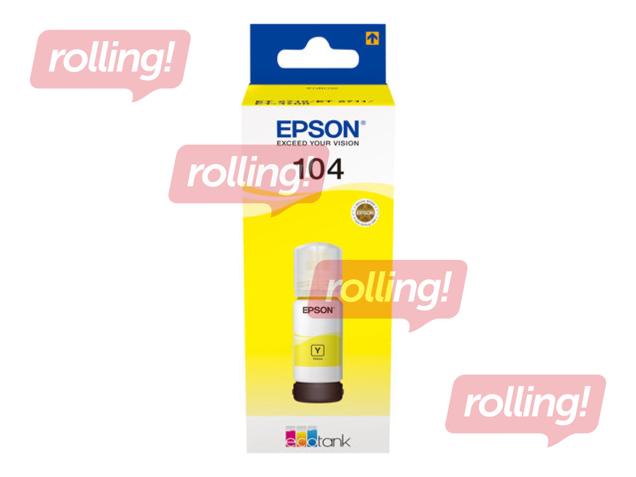 Tintes pudele Epson EcoTank 104 dzeltena, 65ml