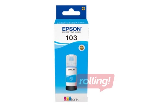 Tintes pudele Epson 103 ECOTANK Ink Bottle, cināzila (7500 lpp., 65ml)