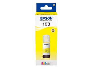 Чернильный картридж Epson 103 ECOTANK желтый (7500 л., 65мл)