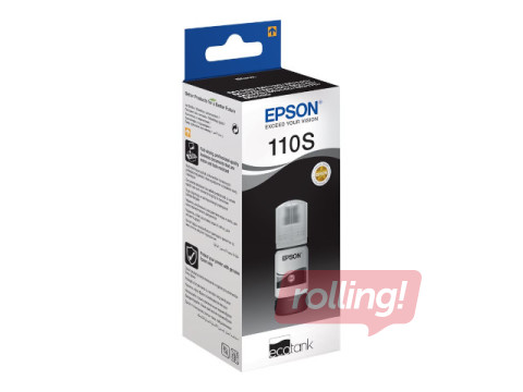 Tintes pudele Epson 110S EcoTank MX1XX serries, melna (2000 lpp)