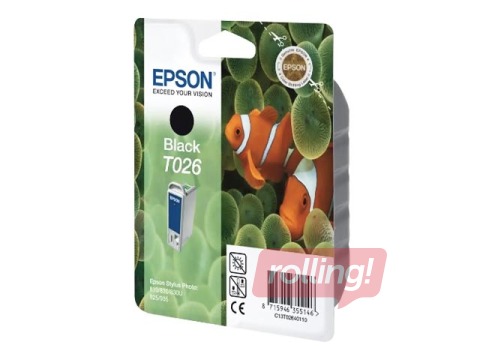 Tintes kasete Epson Stylus Photo 810, melna, 16ml