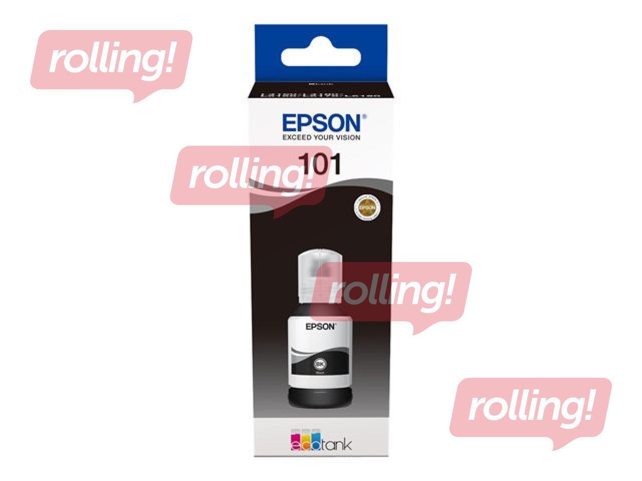 Epson EcoTank 101 Melnas tintes pudele, 127ml (7500 lpp.)