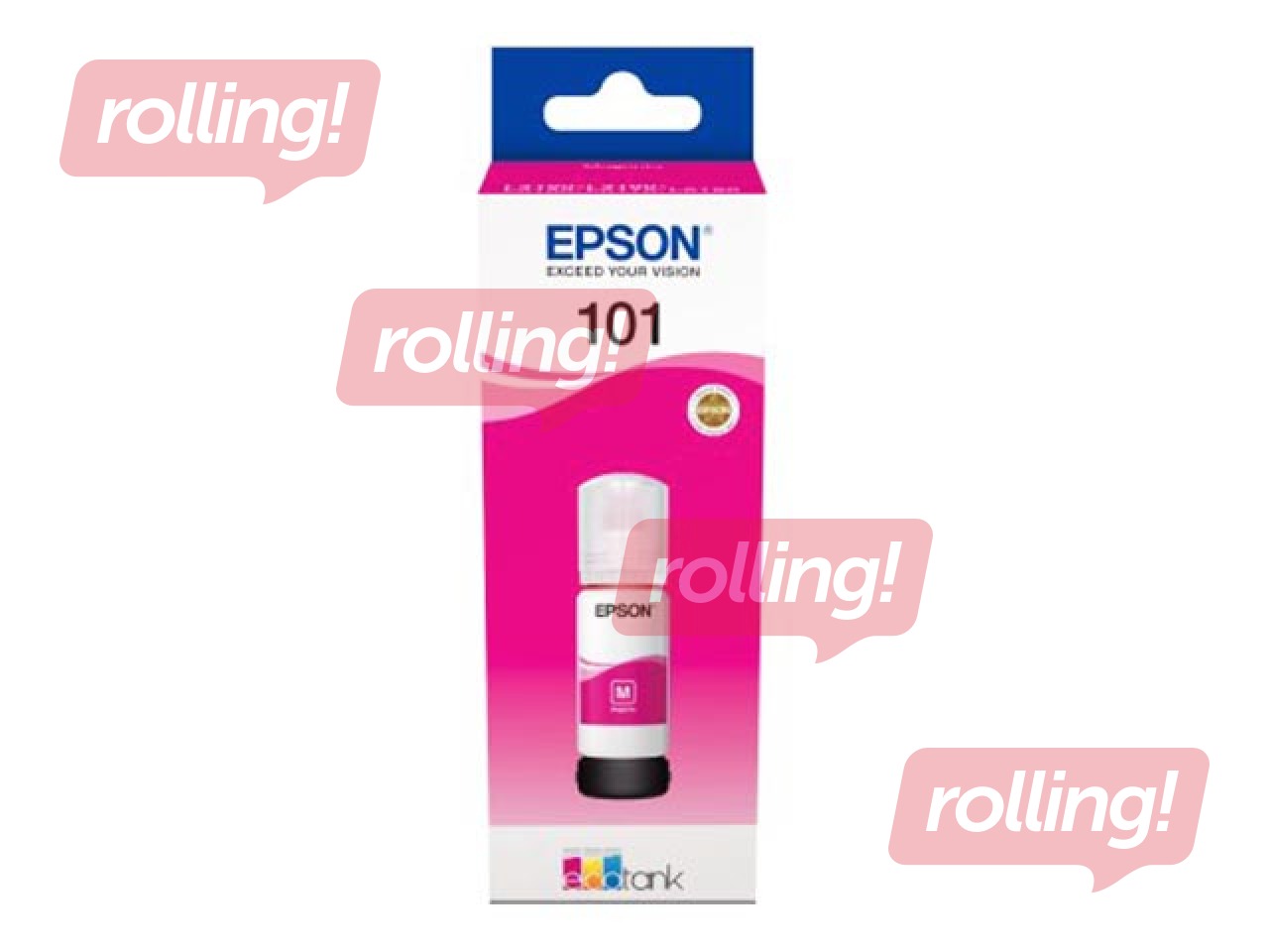 Epson EcoTank 101 Fuksīna sarkana tintes pudele, 70ml (6000 lpp.)