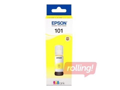 Epson EcoTank 101 Dzeltenas tintes pudele, 70ml (6000 lpp.)