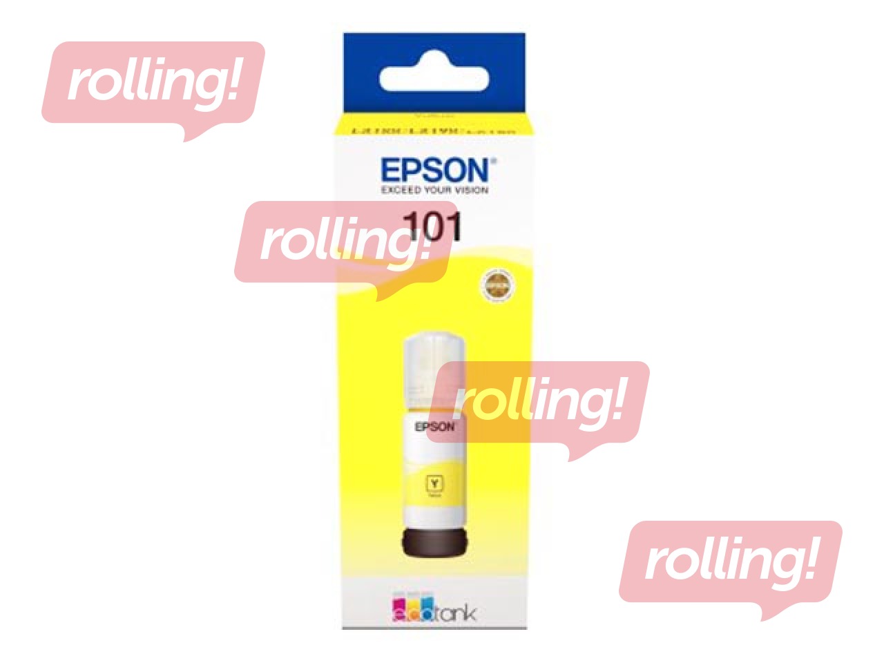 Epson EcoTank 101 Dzeltenas tintes pudele, 70ml (6000 lpp.)