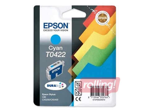 Tintes kasete Epson Stylus C82, ciānzila, 16ml