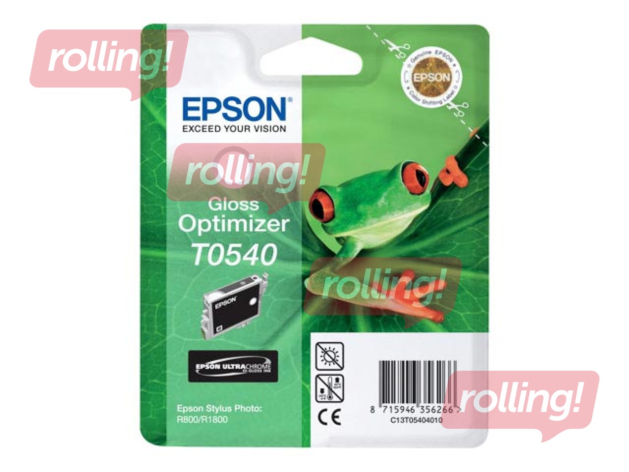 Tintes kasete Epson Stylus Photo R800, spīduma pilnveidotājs, 13ml