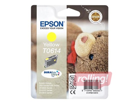 Tintes kasete Epson Stylus D68, dzeltena, 8ml