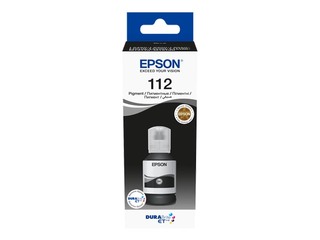 Epson EcoTank 112 Pigmenta Melnas tintes pudele, 127 ml (7500 lpp)