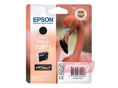 Tintes kasete Epson Stylus Photo R1900, melna, 11,4ml