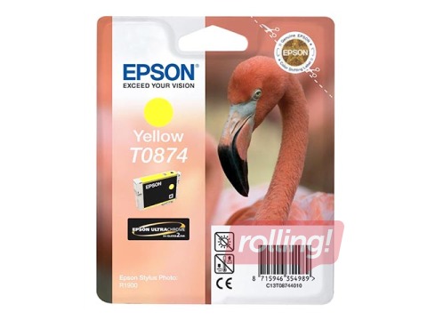 Tintes kasete Epson Stylus Photo R1900, dzeltena, 11,4ml