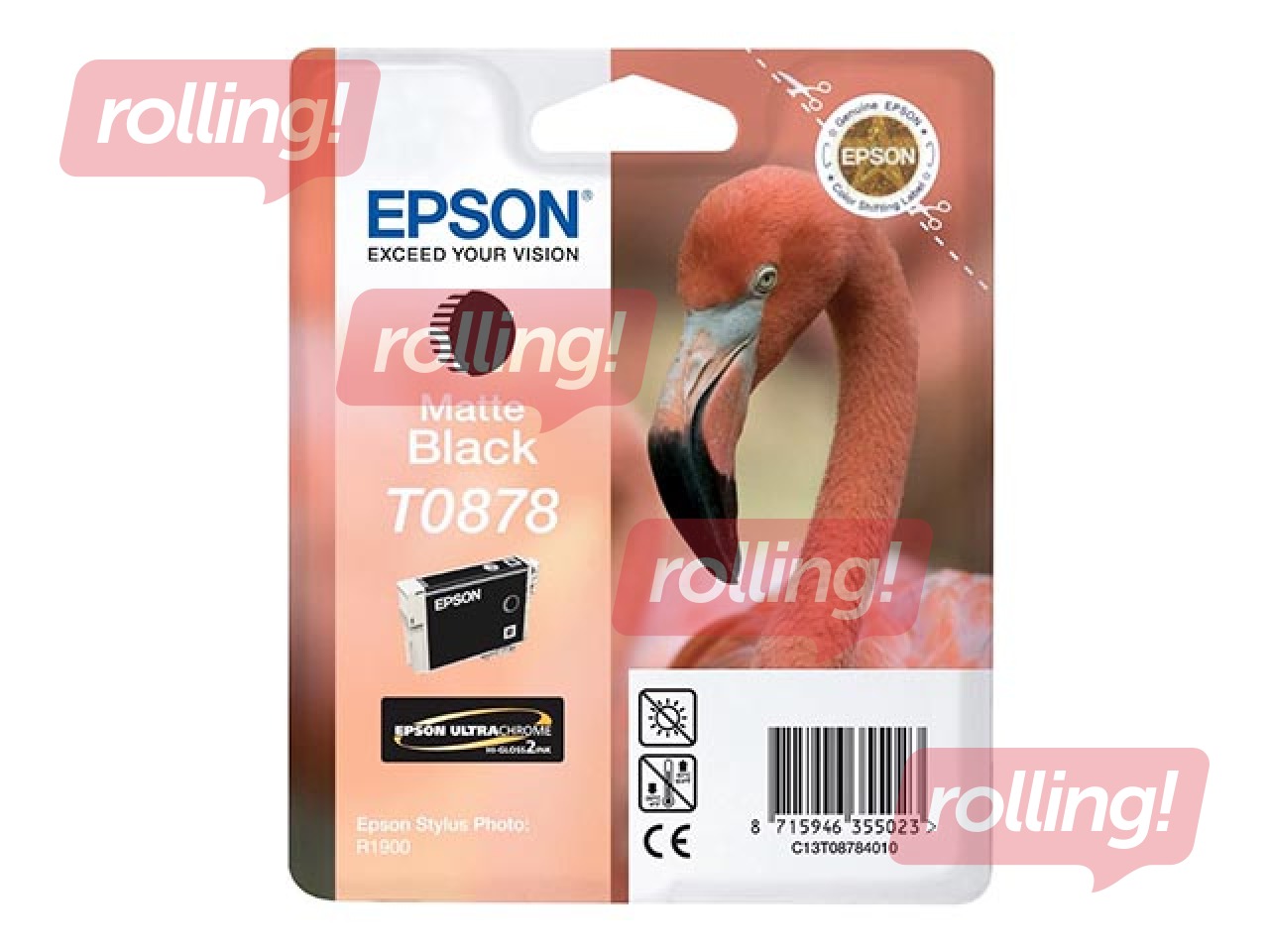 Tintes kasete Epson Stylus Photo R1900, matēta melna, 11,4ml
