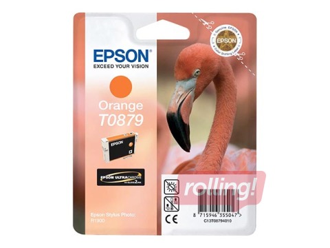 Tintes kasete Epson Stylus Photo R1900, oranža, 11,4ml