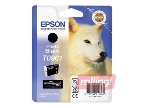 Tintes kasete Epson Stylus Photo R2880, foto melna, 11,4ml