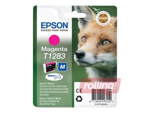 Tintes kasete Epson Stylus SX420W, fuksīna sarkana, 3,5ml