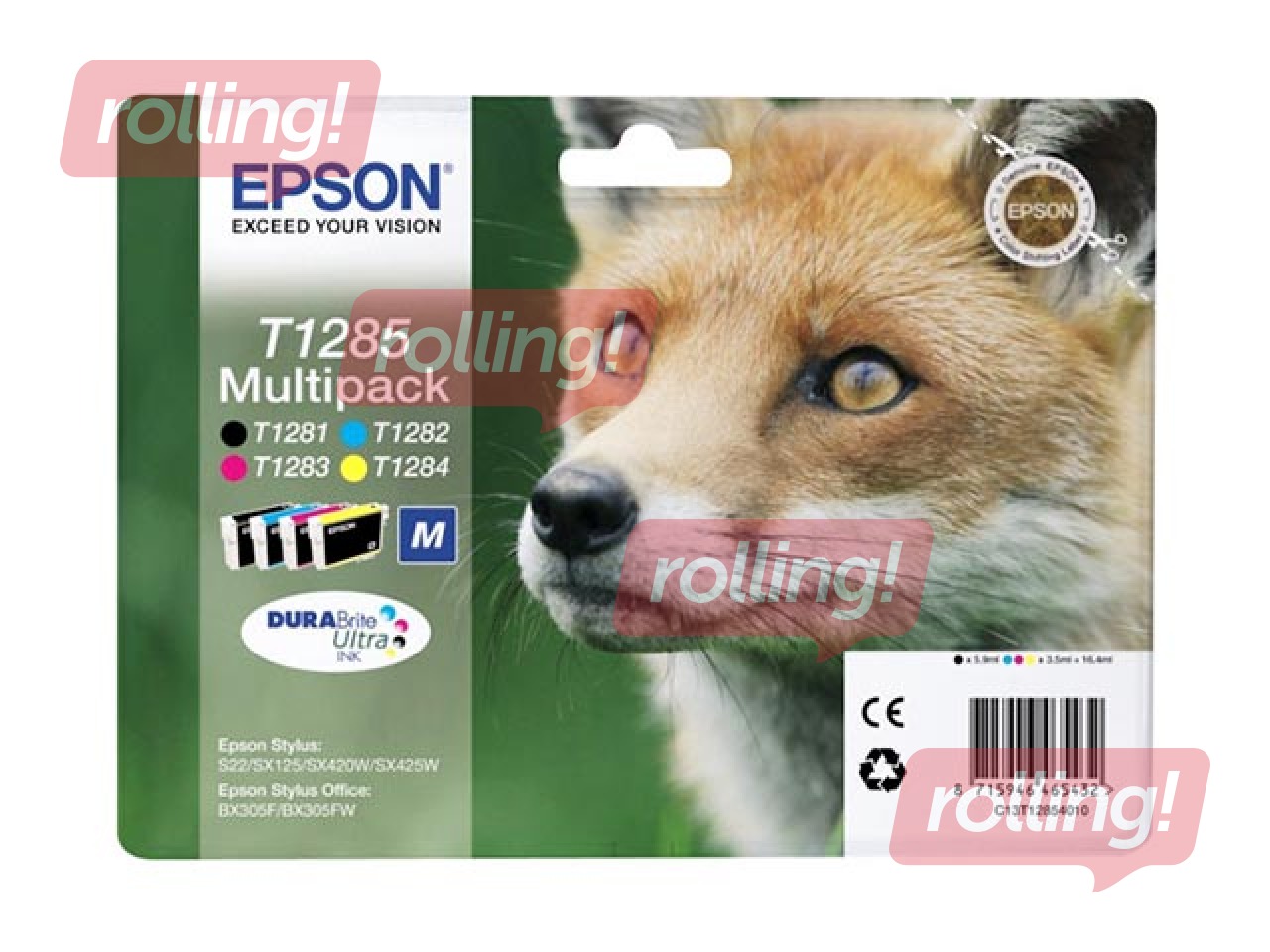 Tintes kasešu komplekts Epson Stylus SX420W
