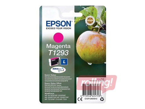 Tintes kasete Epson Stylus Office BX305F, fuksīna sarkana, 7ml