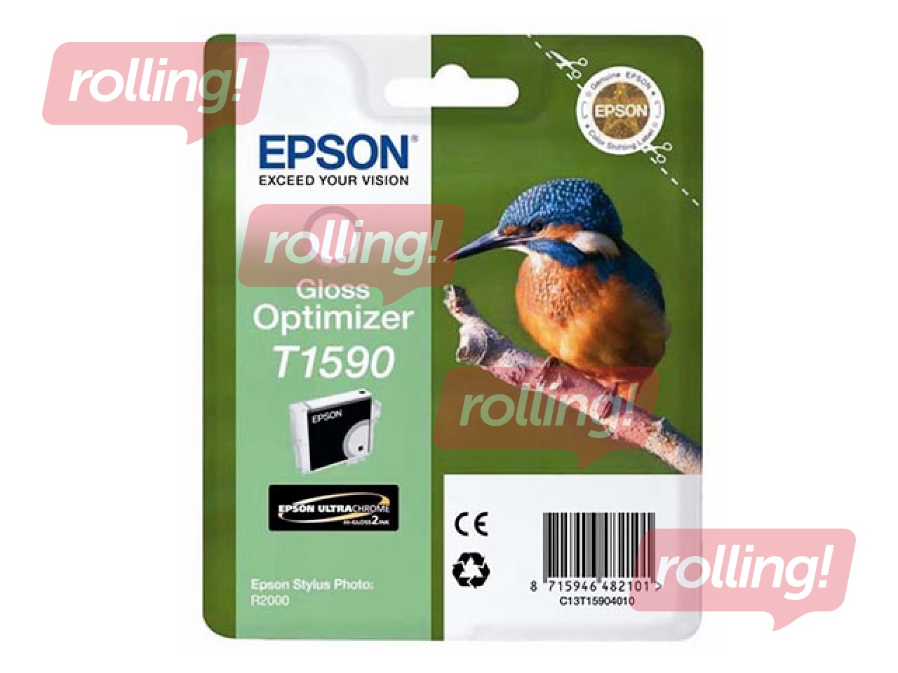 Tintes kasete Epson  Stylus Photo R2000, spīduma pilnveidotājs, 17ml