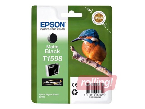 Tintes kasete Epson  Stylus Photo R2000, matēta melna, 17ml