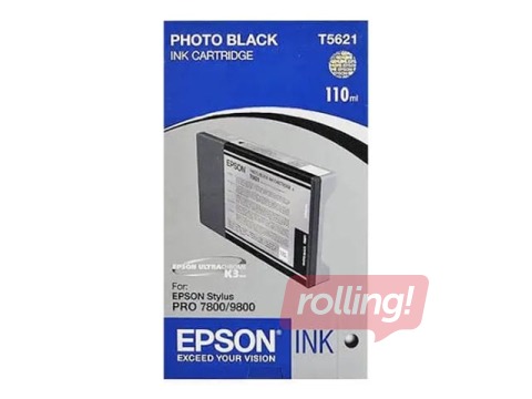 Tintes kasete Epson Stylus PRO 7800, foto melna, 110ml