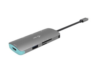 Multi-port Adapter i--tec USB-C Metal Nano Docking Station 1x HDMI 4K Ultra HD 30Hz 3x USB 3.0 1x PD