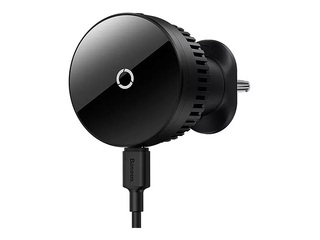 Magnētiskais bezvadu lādētājs Baseus, MagPro, stiprinājums gaisa restei, 15W, melns