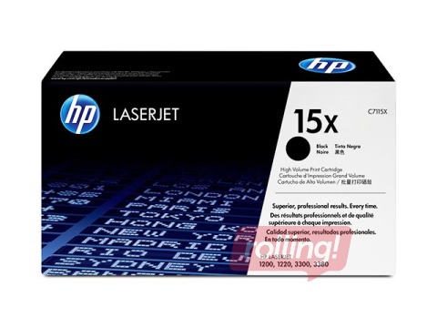 Tonera kasete HP LJ 1000/ 1200, melna, (3500 lpp.)