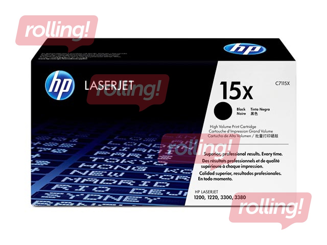 Tonera kasete HP LJ 1000/ 1200, melna, (3500 lpp.)