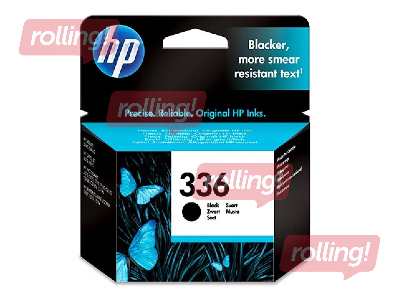 Tintes kasete  HP Nr. 336, melna, 5ml