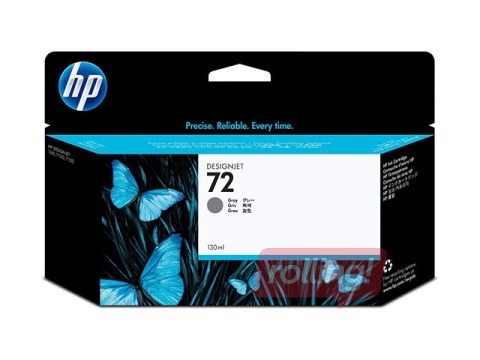 Tintes kasete  HP Nr. 72, pelēka, 130ml