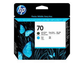 Printhead  HP Nr. 70, matte black and cyan