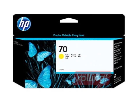 Tintes kasete HP Nr. 70, dzeltena, 130ml