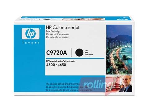 Tonera kasete HP CLJ 4600, melna, (9000 lpp.)