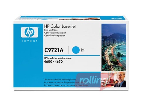 Tonera kasete HP CLJ 4600, ciānzila, (8000 lpp.)