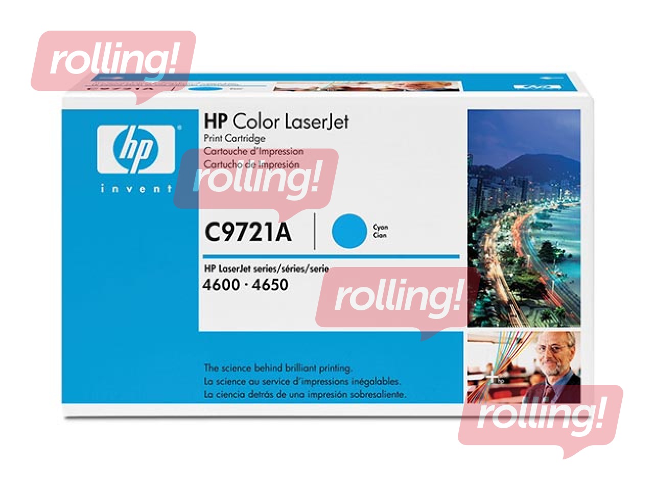 Tonera kasete HP CLJ 4600, ciānzila, (8000 lpp.)