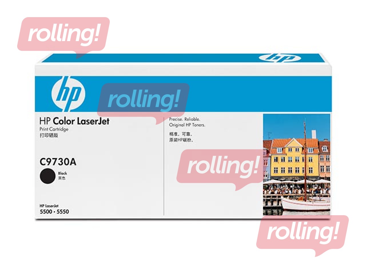Tonera kasete HP CLJ 5500, melna, (13000 lpp.)
