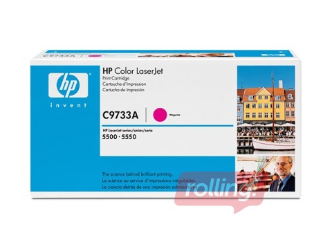 Tonera kasete HP CLJ 5500, fuksīna sarkana, (12000 lpp.)