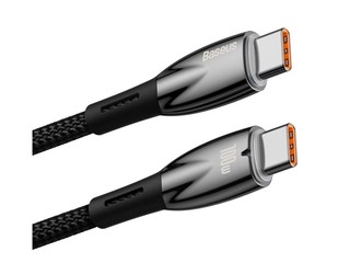 Ühendusjuhe Baseus Glimmer Series Type C - Type C, 100W, 20v, 5A, 1m, must