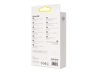 Savienotājvads Baseus Crystal Shine USB - Lightning, 2.4A, 2m, melns + Līgo dāvana!