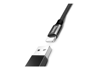 Connecting Cable  Baseus Yiven USB - Lightning, 2A, 1.2m, black