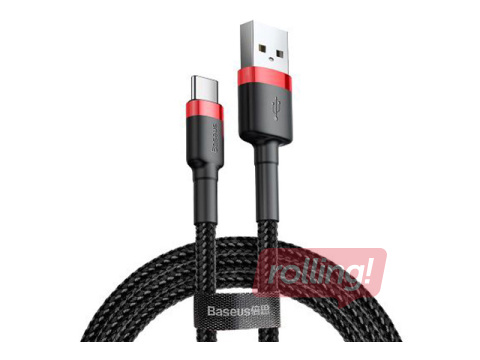 Ühendusjuhe Baseus Cafule USB 2.0 A - Type C Male QC 3.0 1m
