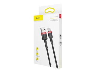 Ühendusjuhe Baseus Cafule USB 2.0 A - Type C Male QC 3.0 1m