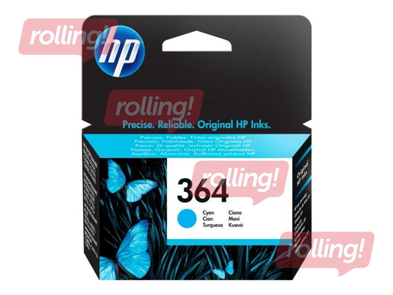 Tintes kasete  HP Nr. 364, ciānzila, 3ml